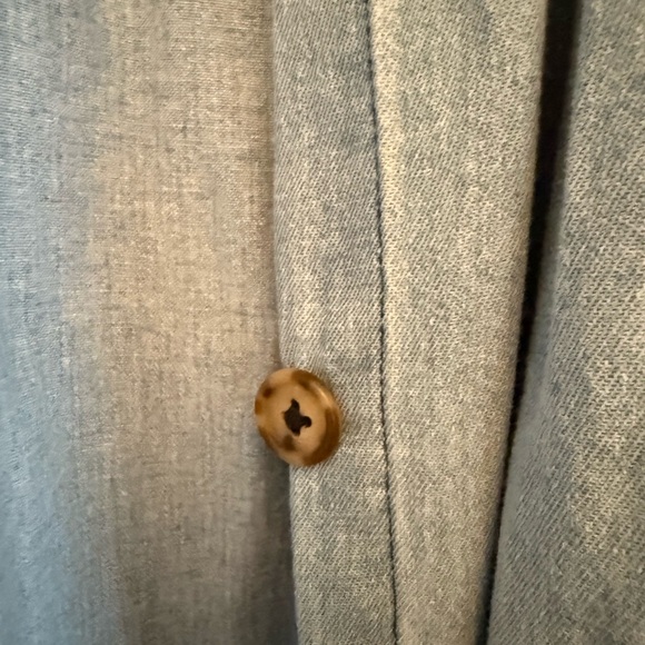 esby Blue Lightweight Shirt Jacket Classic Style - Picture 6 of 7